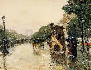 Childe Hassam Champs Elysees Paris painting